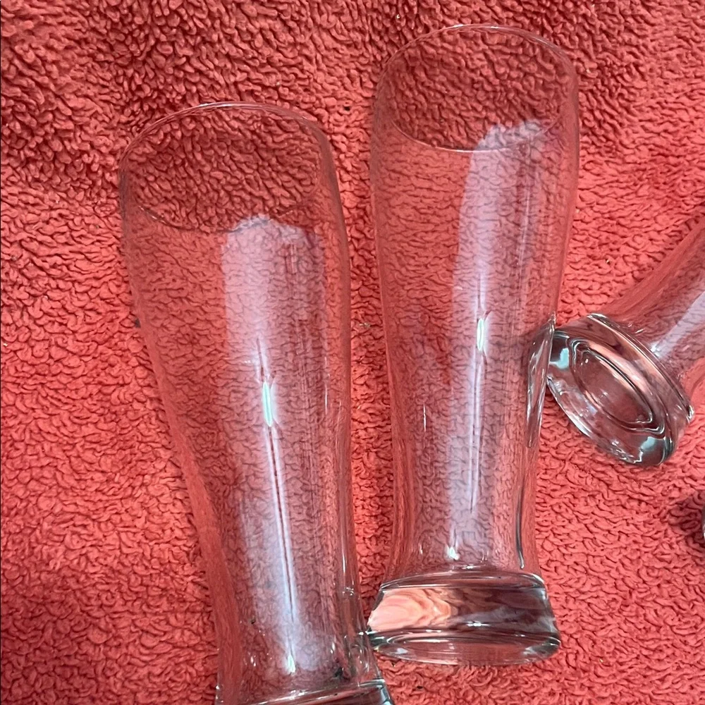 Source Unknown Transparent Glass Pilsner Set - Picture 2 of 4